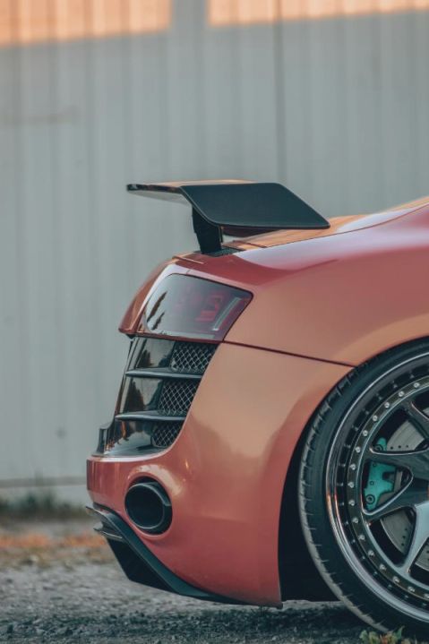 Before: chipped bumper